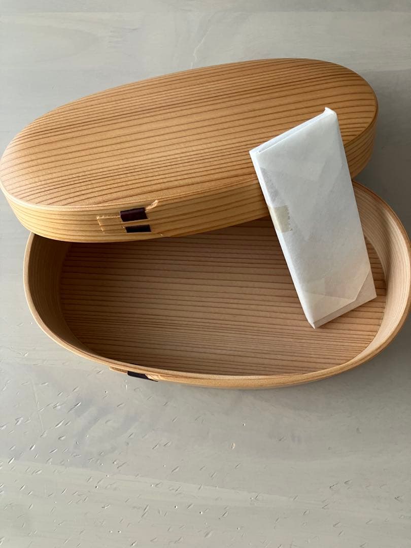 栗久　曲げわっぱ 弁当箱 小判型 小 栗久 わっぱ弁当 国産 日本製