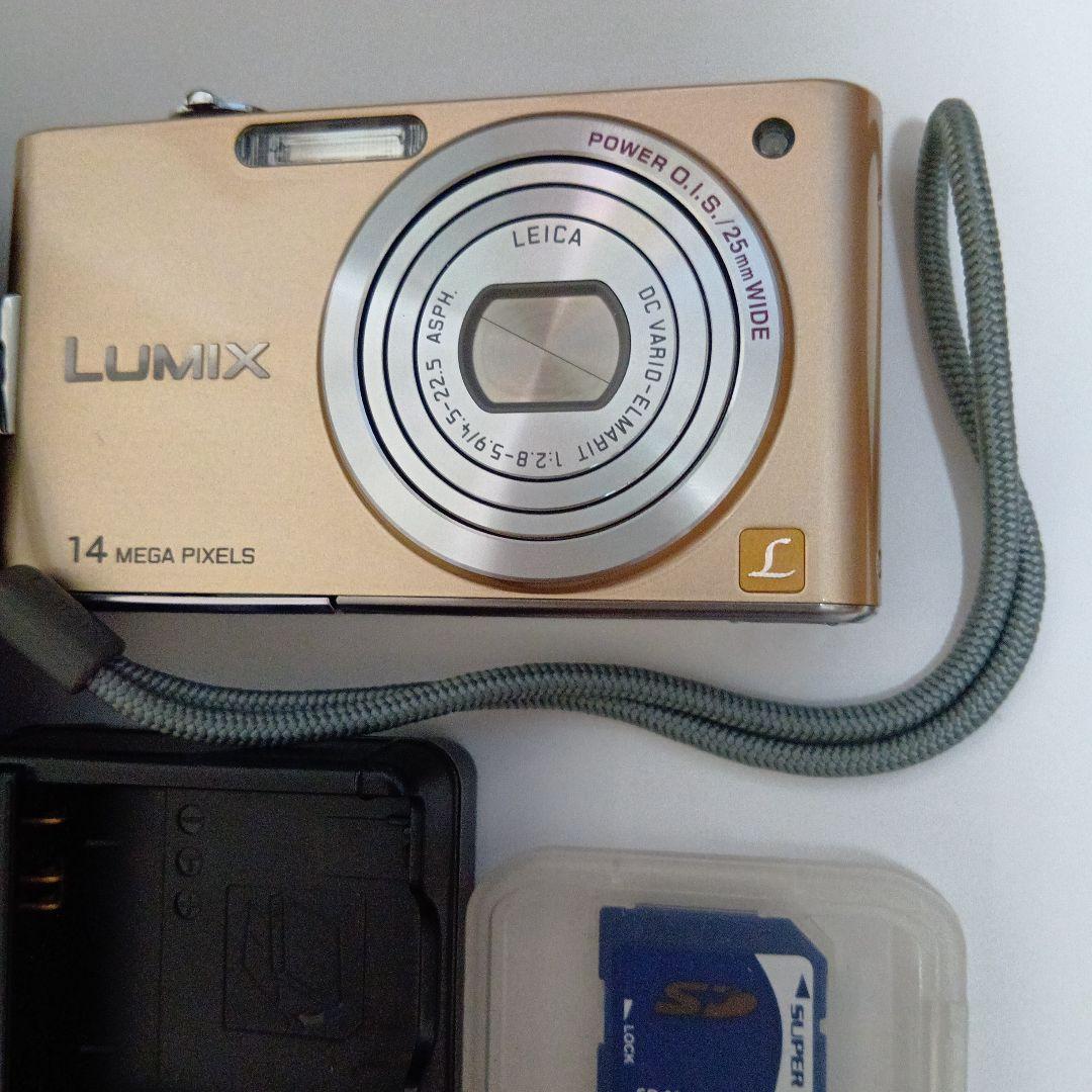 LUMIXデジタルカメラ14メガピクセルゴールドPanasonic