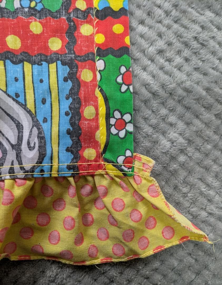 ヴィンテージ Sears カーテン 上飾り付き