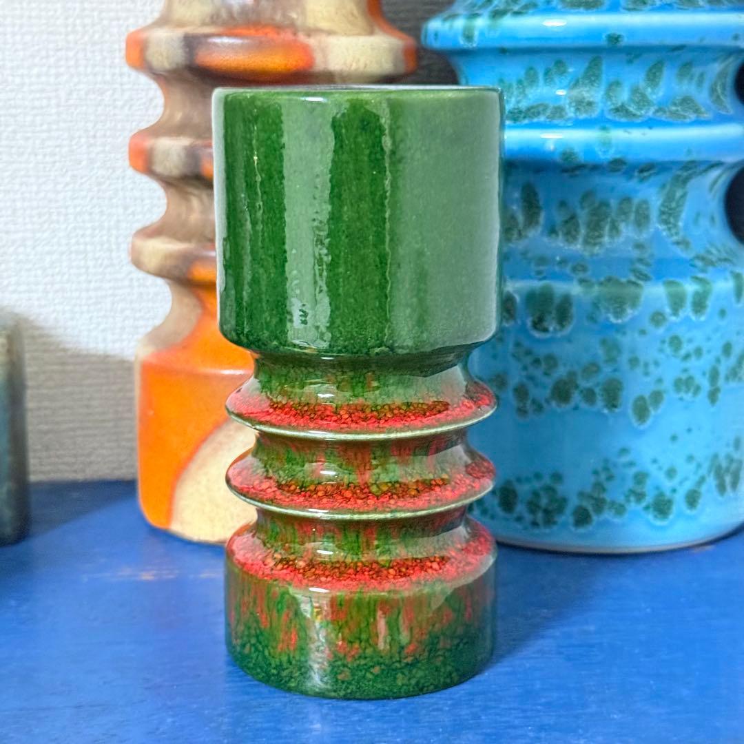 Fohr 15.5cm fat lava ファットラバ ミッドセンチュリー 花瓶