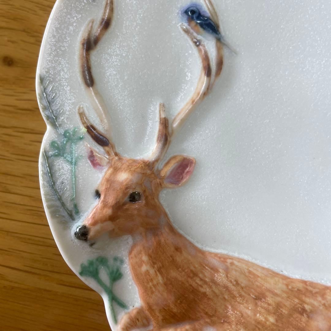 うつわやみたす　シカのお皿　18cm