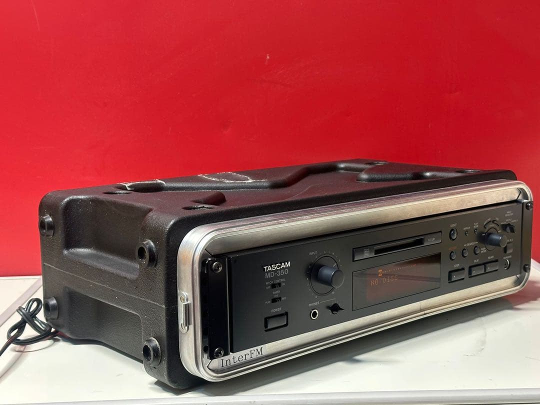 TASCAM MD-350 MDデッキ SKBケース付き