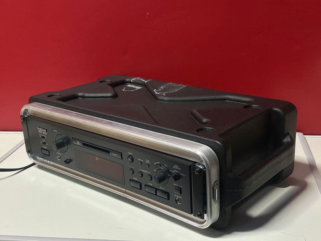 TASCAM MD-350 MDデッキ SKBケース付き