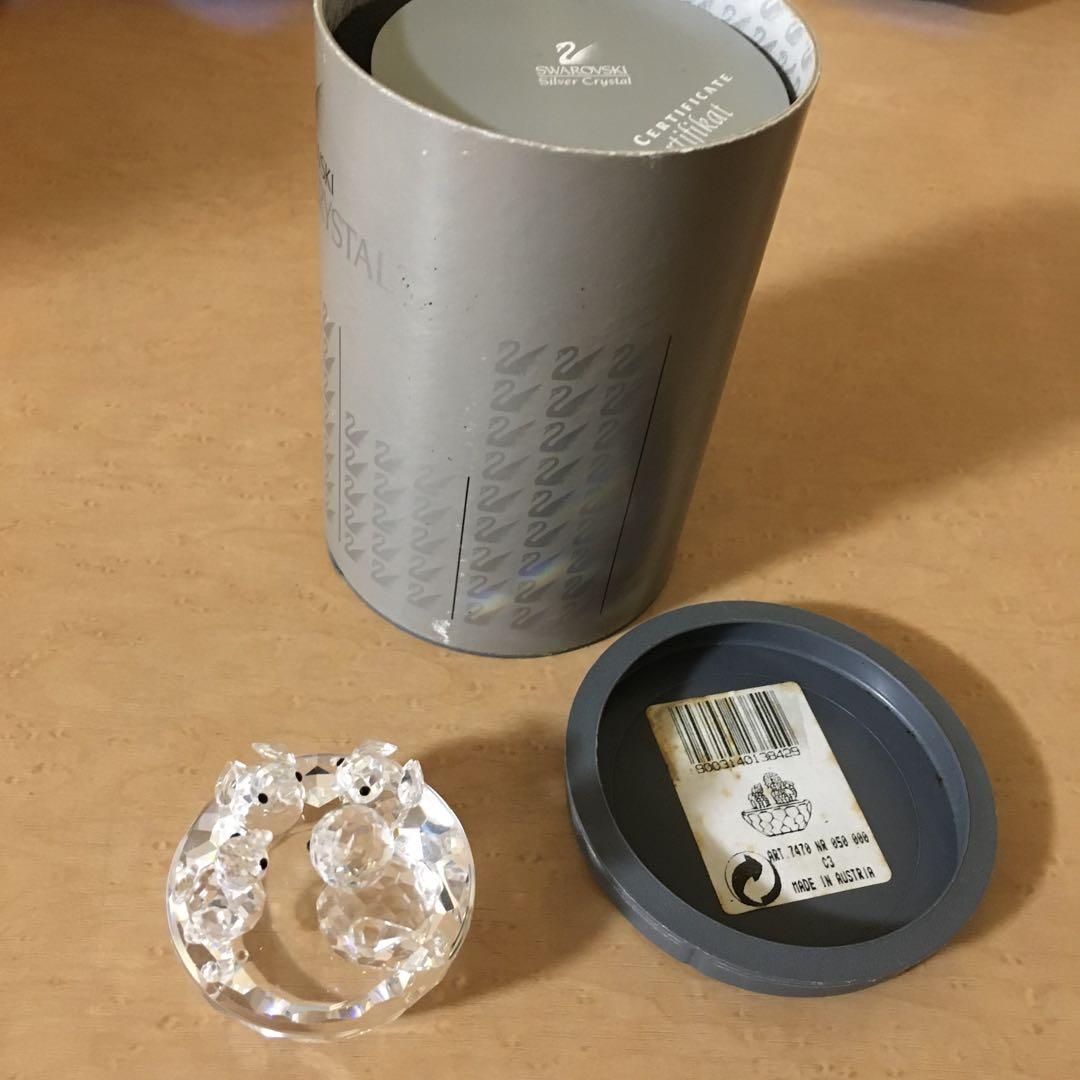 スワロフスキー鳥の親子