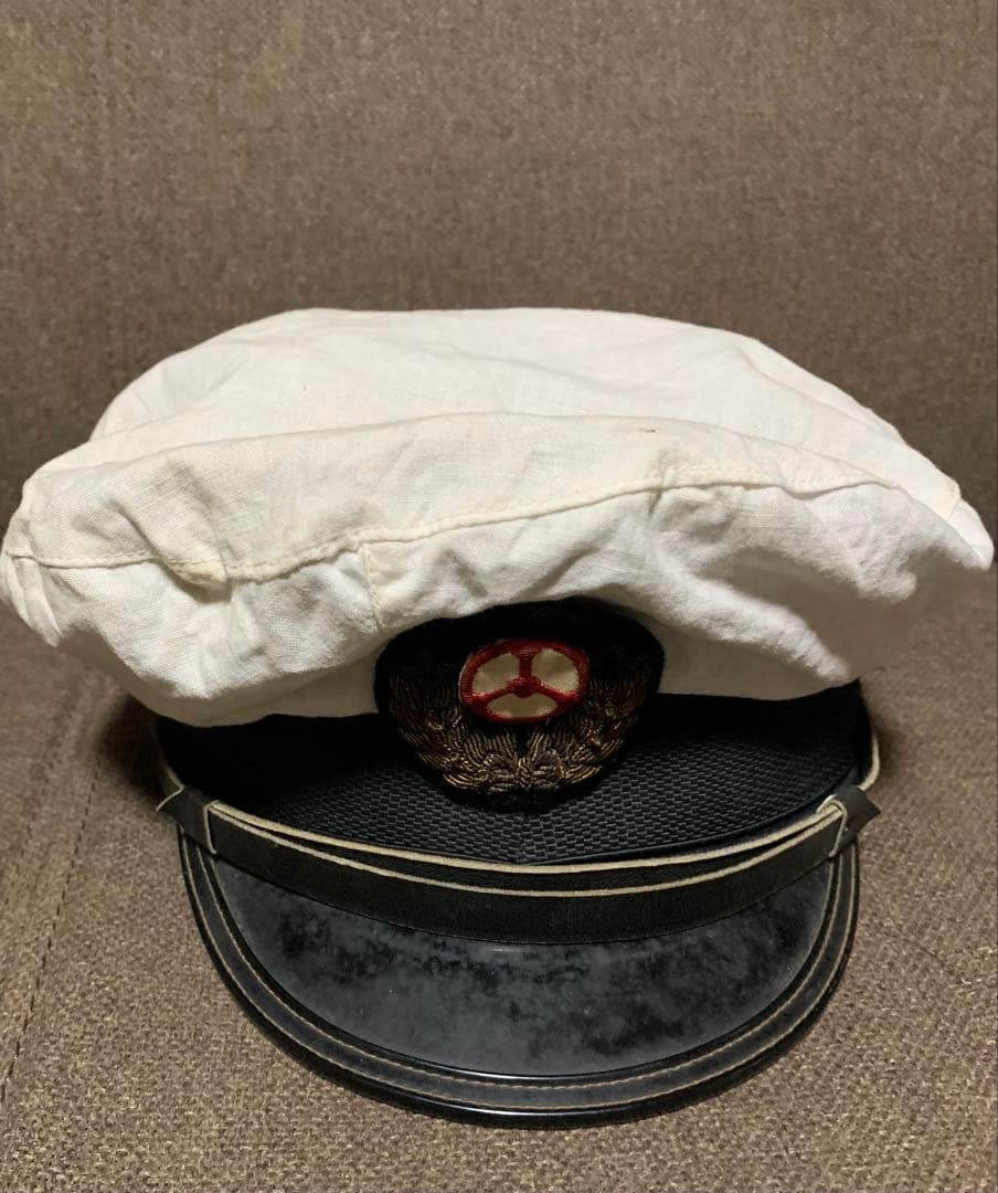 帽子　昭和　レトロ　当時物　ミリタリー　海軍　ヴィンテージ　学生帽子？