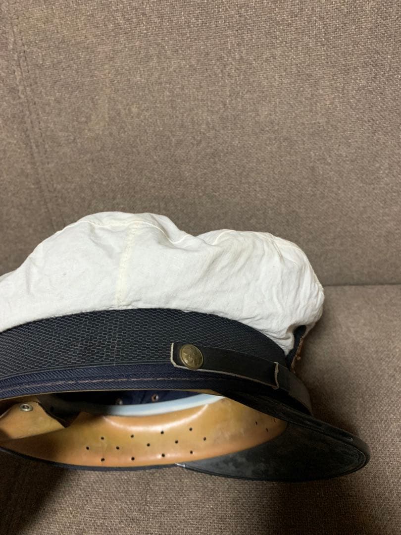 帽子　昭和　レトロ　当時物　ミリタリー　海軍　ヴィンテージ　学生帽子？