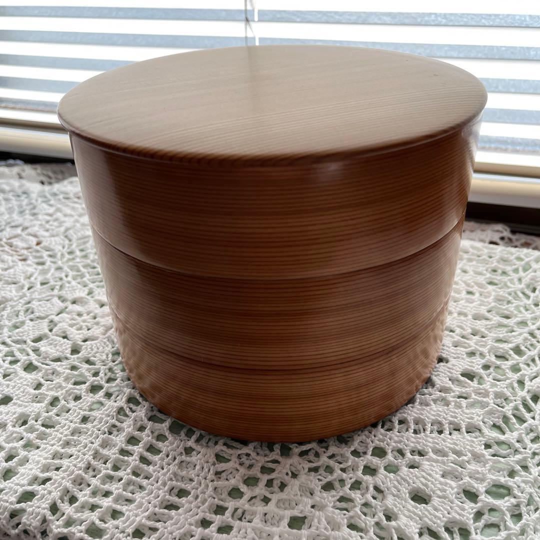 大館　曲げわっぱ　三段重