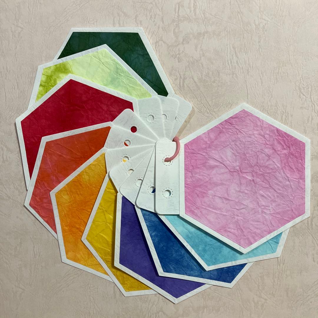 コラージュノートなど　色見本