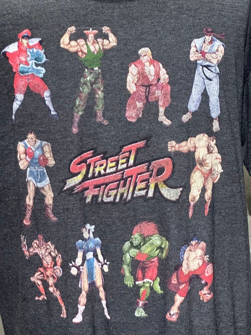 【アメリカ企画】XL ストリートファイター キャラクター Tシャツ