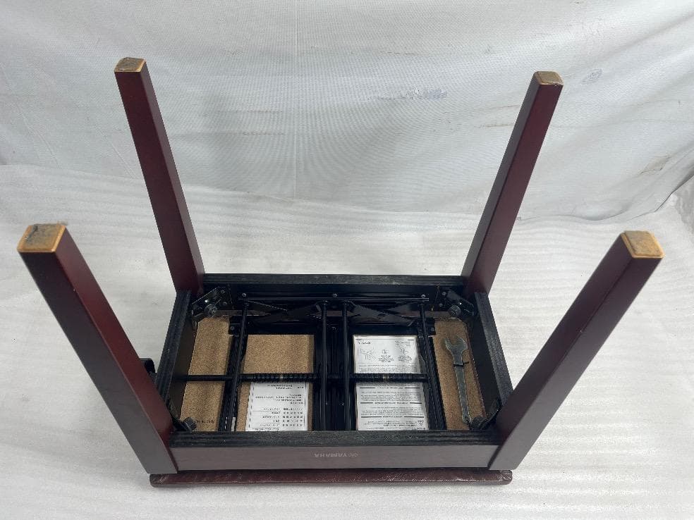 ※83639※YAMAHAピアノ椅子　BC-203MH（茶色）★送料無料