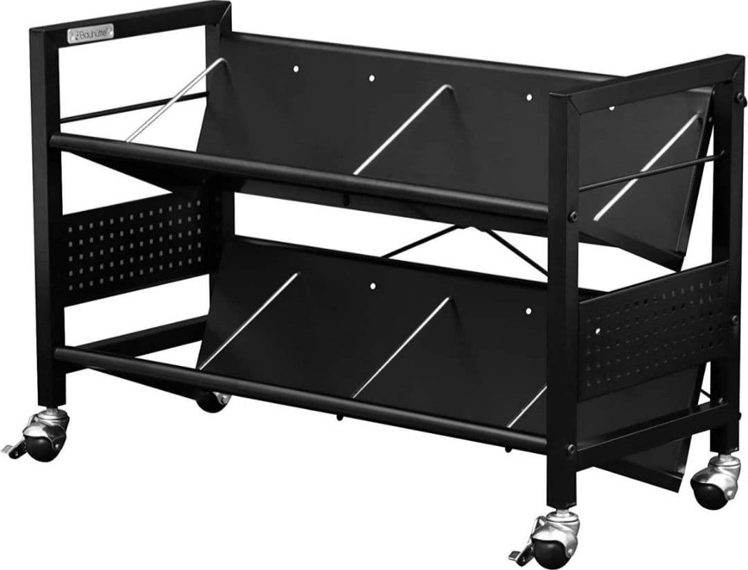 【希少品】Bauhutte デスク下ワゴン BHS-700U-BK