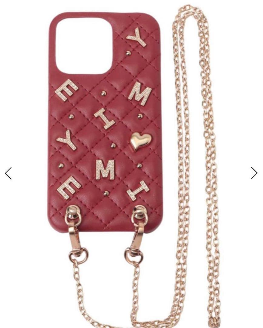 eimy istoire iPhoneケース　14pro red エイミー