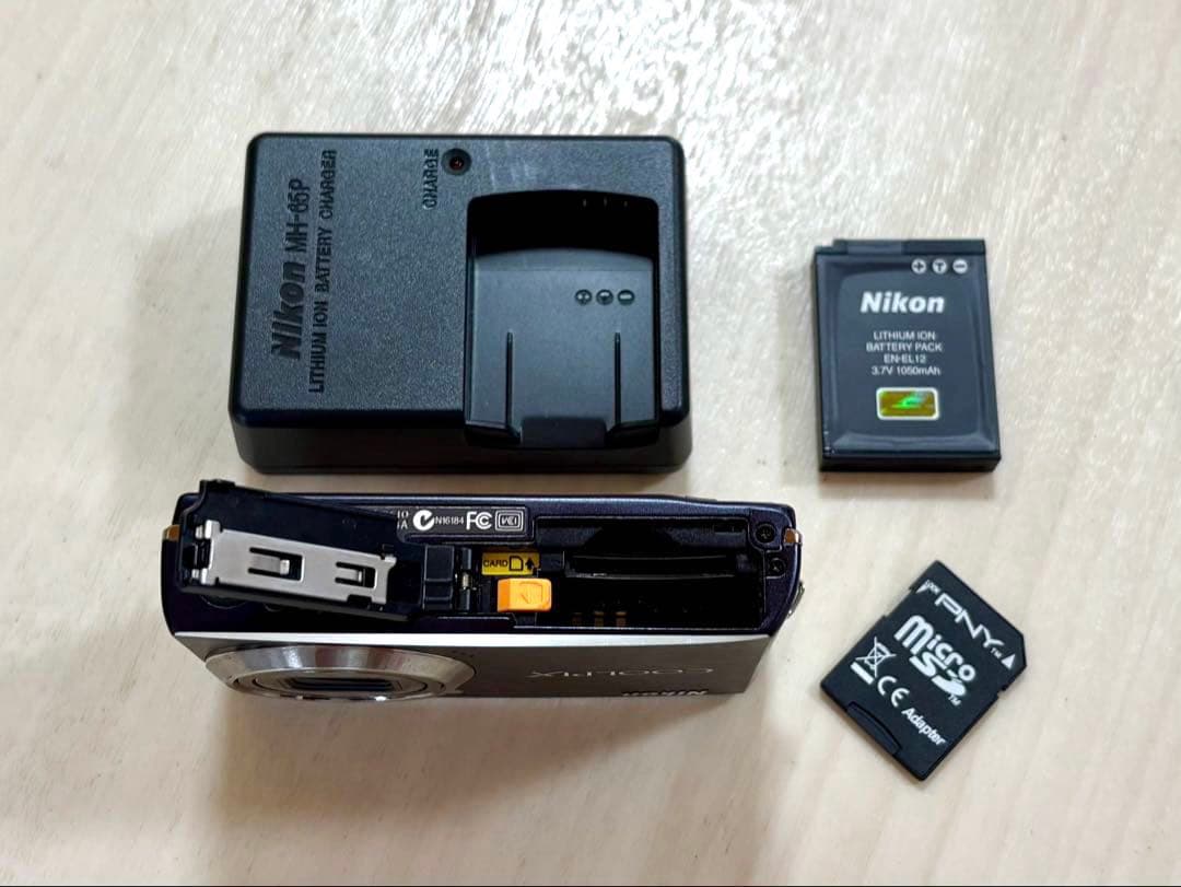 【動作確認済・バッテリー寿命】Nikon COOLPIX S610