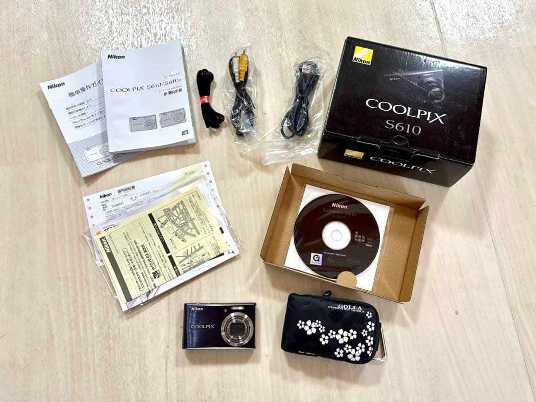 【動作確認済・バッテリー寿命】Nikon COOLPIX S610