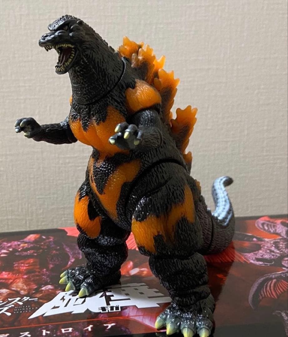 【開封済】ムービーモンスターシリーズ　ゴジラ　3式機龍　2点セット