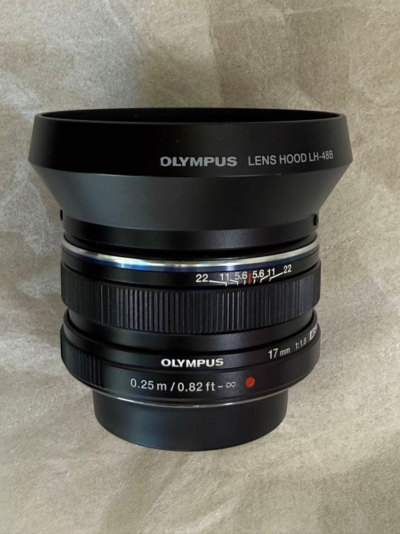 OLYMPUS M.ZUIKO DIGITAL 17mm F1.8 ＋フード