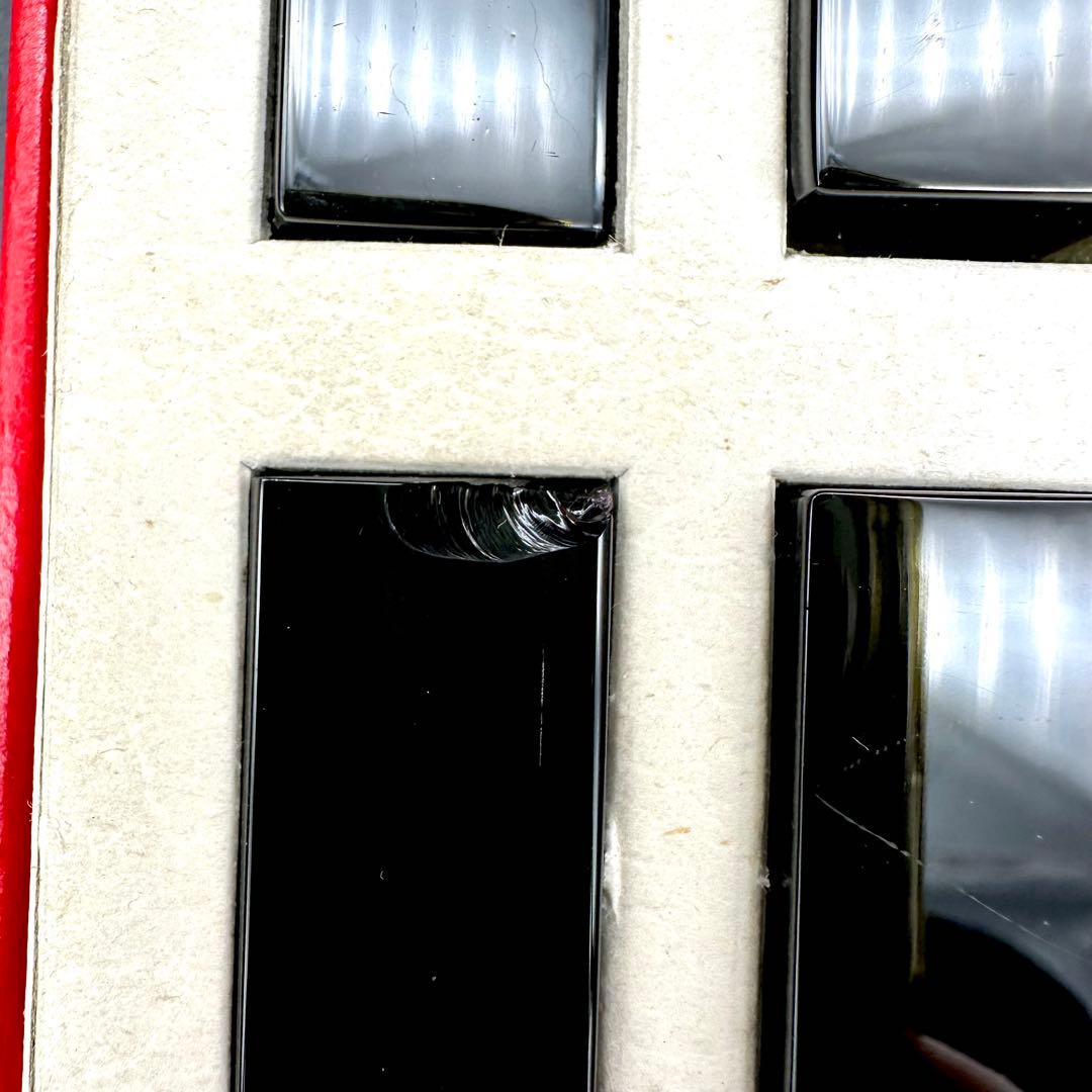 Baccarat バカラ　カトラリーレスト　ブラッククリスタル12本