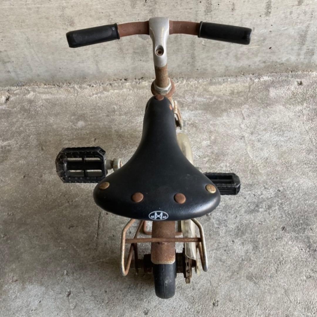 NENG HAO 豆チャリ ミニ自転車 台付き サイクル 置物 シャビー レトロ