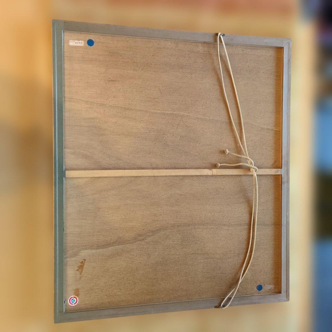 今井幸子　　リトグラフ 黄色い髪飾りの女 額縁69.5×61