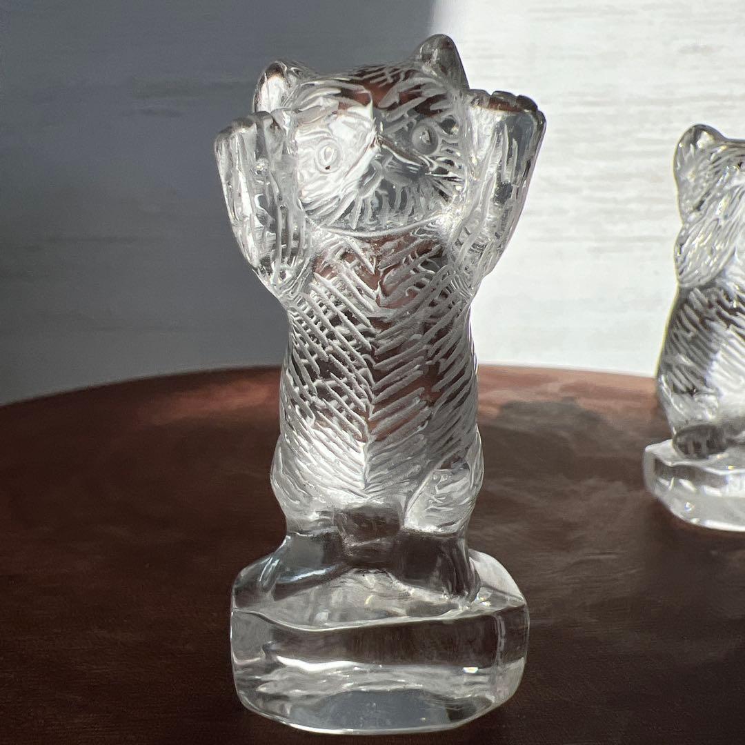 天然石　3ねこ　水晶