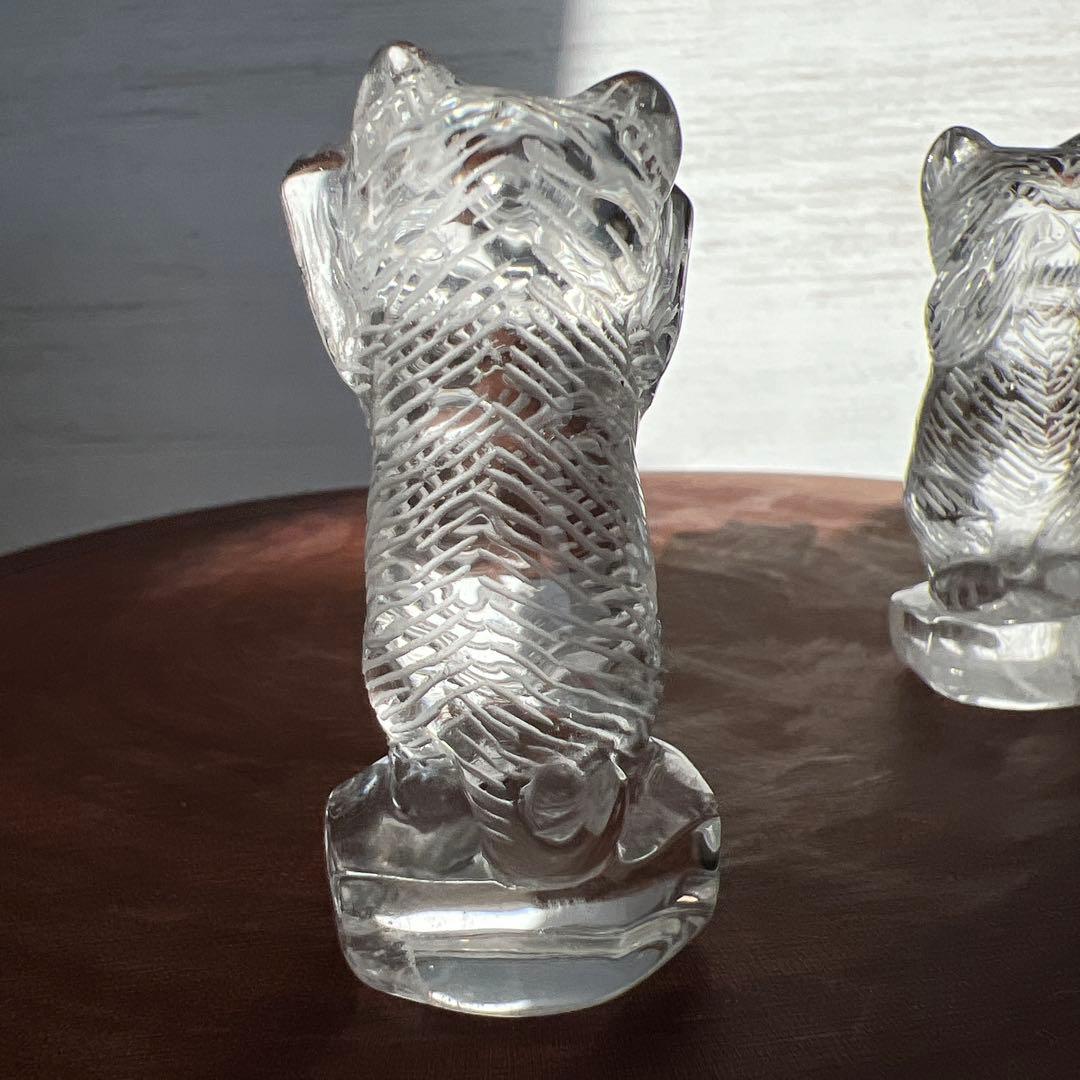 天然石　3ねこ　水晶