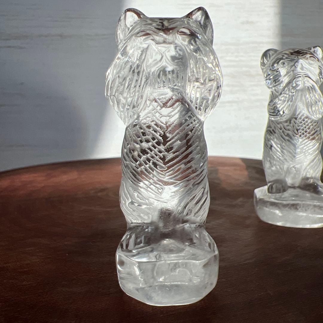 天然石　3ねこ　水晶