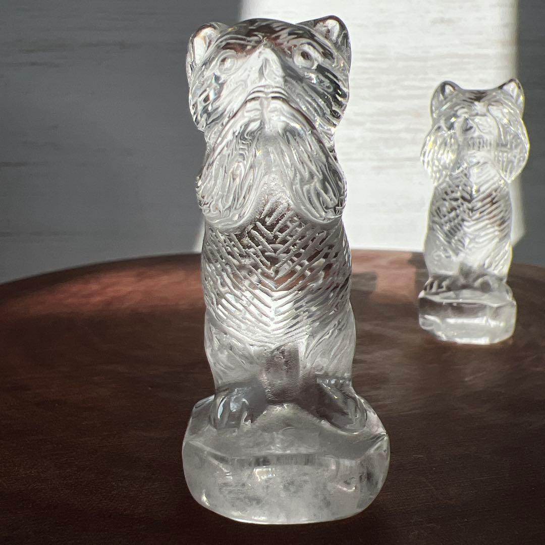 天然石　3ねこ　水晶