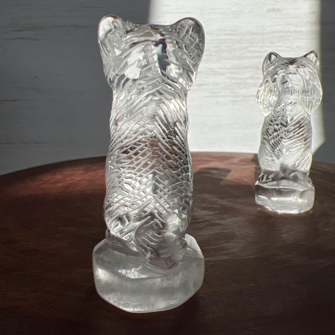 天然石　3ねこ　水晶