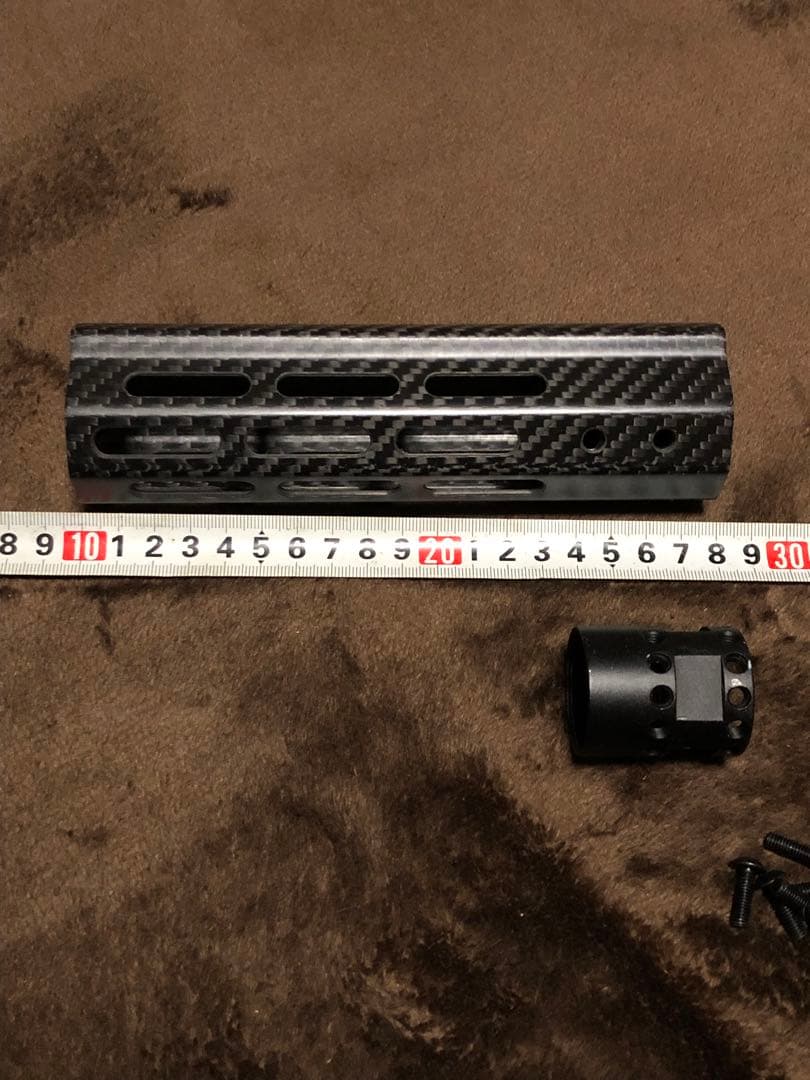 AR系　フリーフロートカーボンハンドガード　7インチ