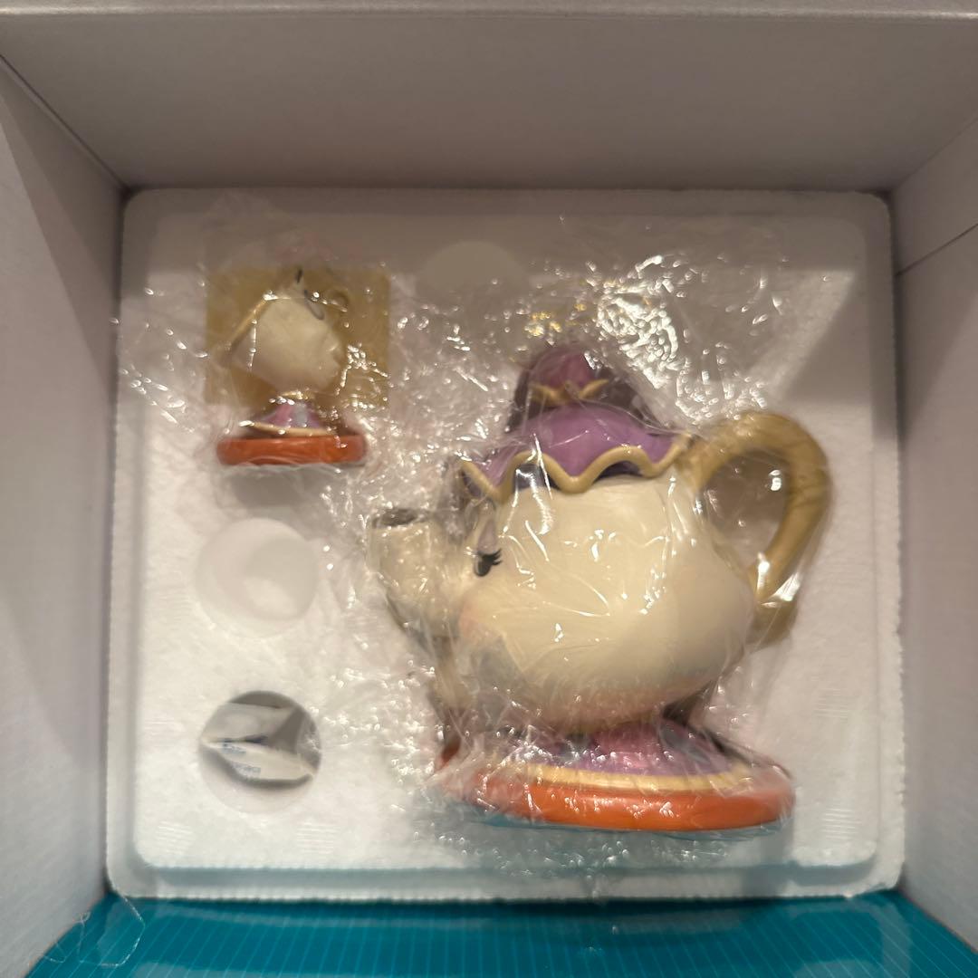 【正規品／廃盤】WDCC 美女と野獣 ポット夫人＆チップ フィギュア 新品