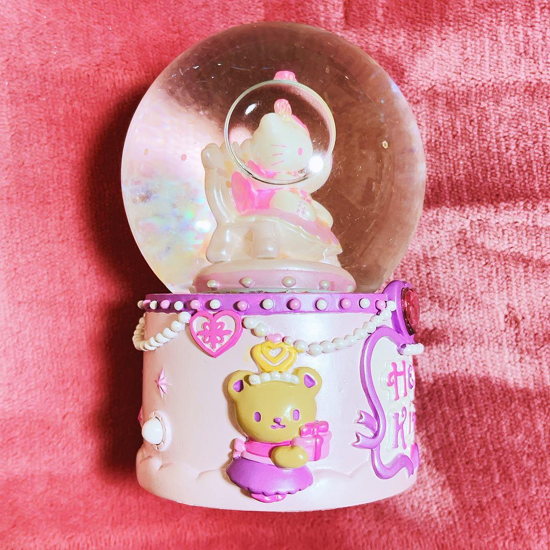 希少激レア　ハローキティ　海外限定スノードーム　エンジェル　ベア　2005年製