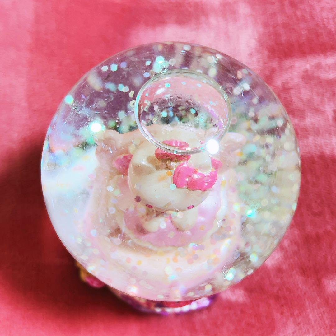 希少激レア　ハローキティ　海外限定スノードーム　エンジェル　ベア　2005年製