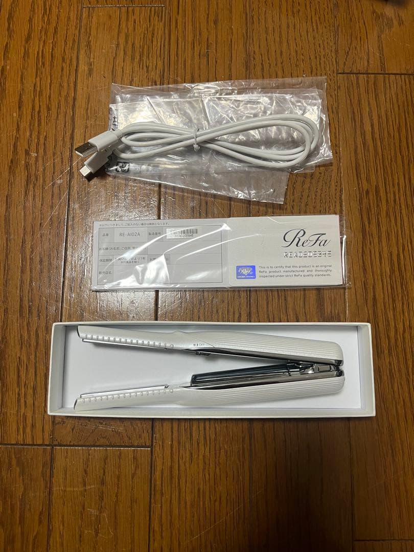 ReFa リファビューテック フィンガーアイロン　ホワイト
