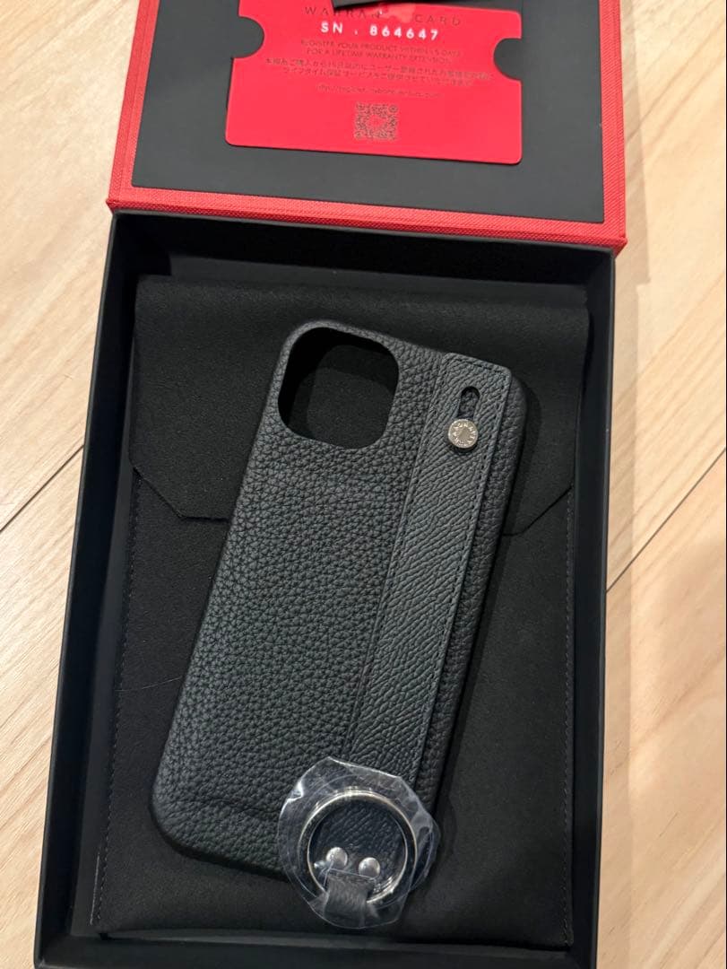 新品未使用Bonaventura ブラック iPhone14ケース