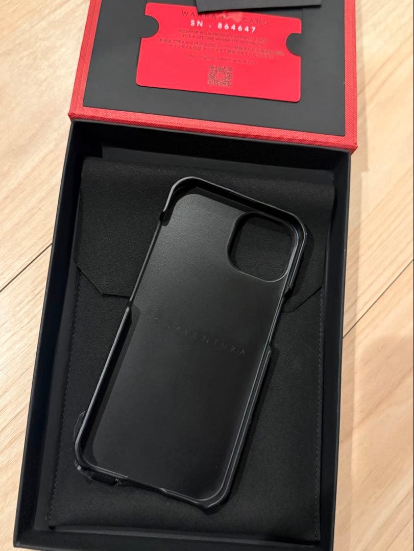 新品未使用Bonaventura ブラック iPhone14ケース