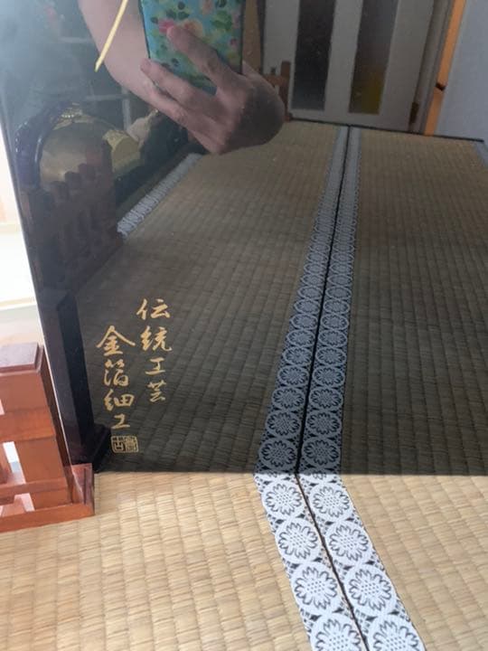 屏風　五月人形