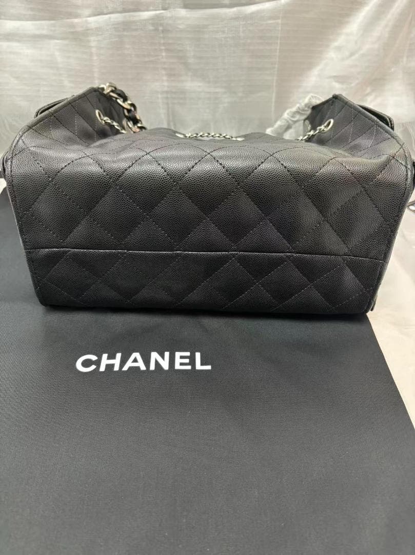 極美品 未使用 25SS ブラック キルティング バッグ~~~