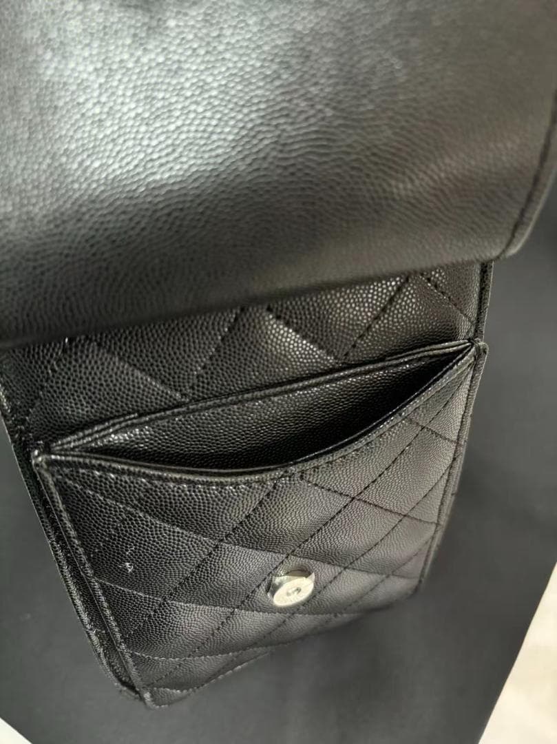 極美品 未使用 25SS ブラック キルティング バッグ~~~