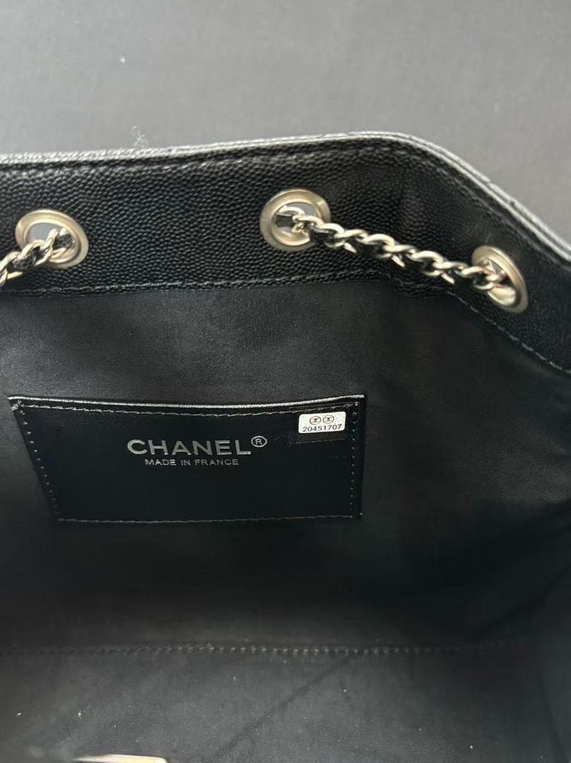 極美品 未使用 25SS ブラック キルティング バッグ~~~