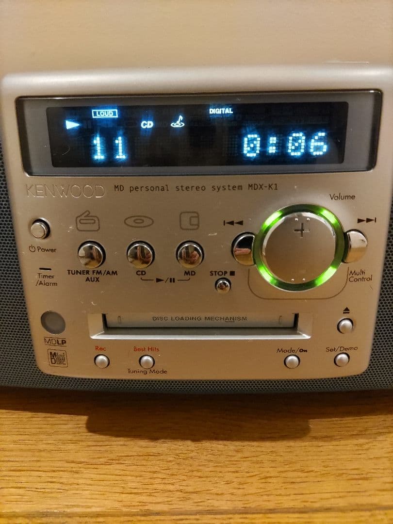 KENWOOD MDX-K1 CD・MDステレオシステム