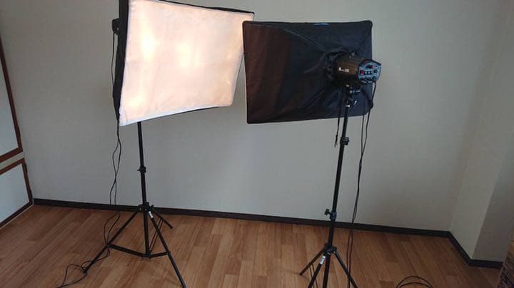 スタジオ撮影用ストロボライトセット