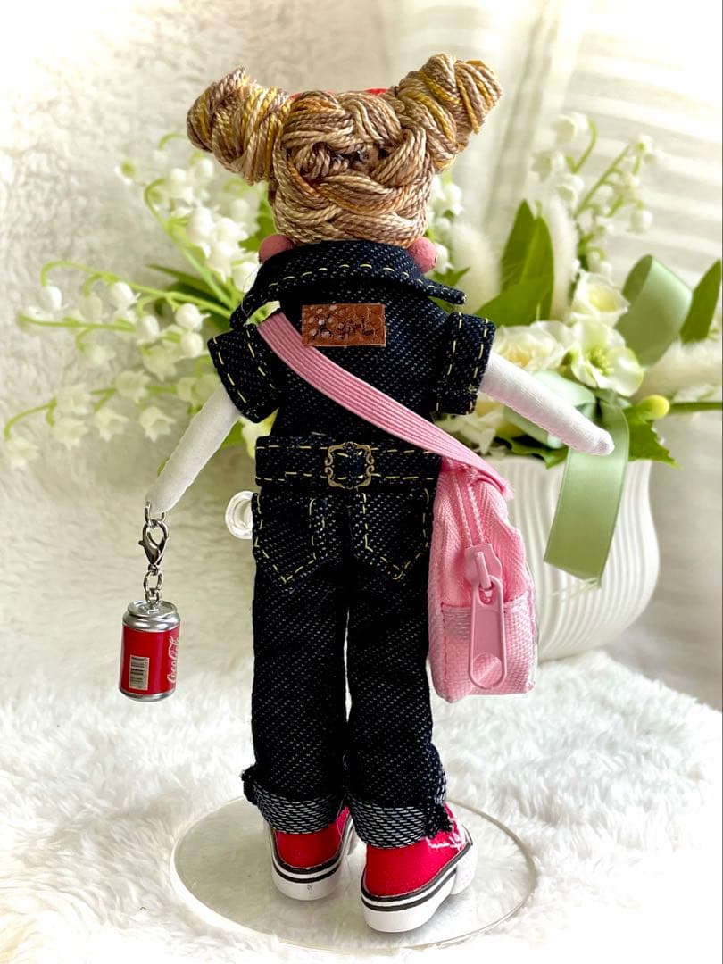 再販つなぎドール❤️ハンドメイド♡ドールチャーム