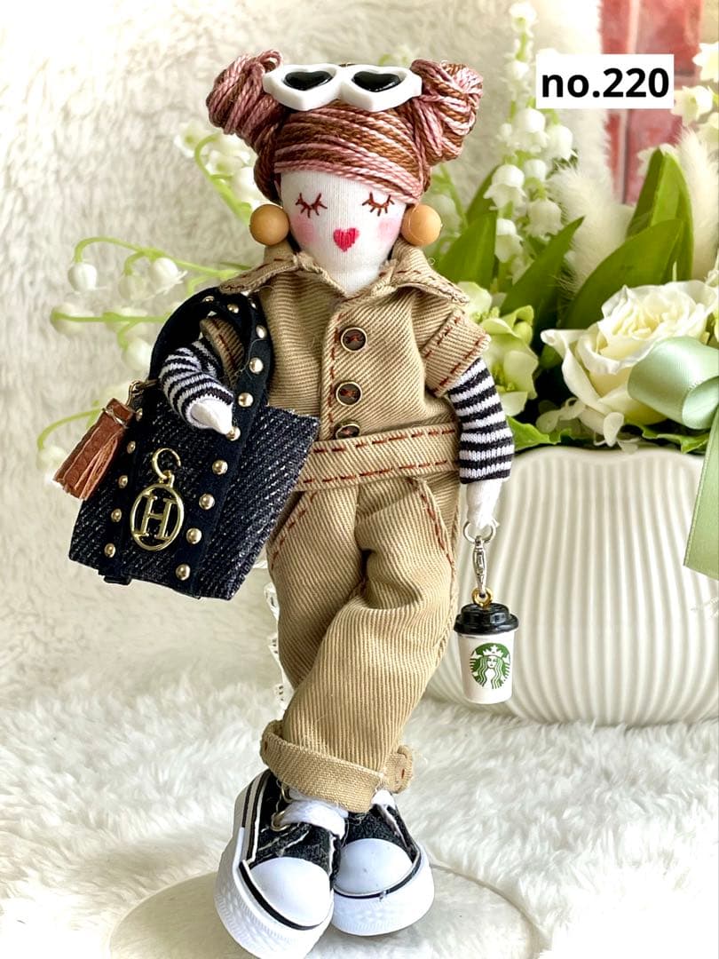 再販つなぎドール❤️ハンドメイド♡ドールチャーム