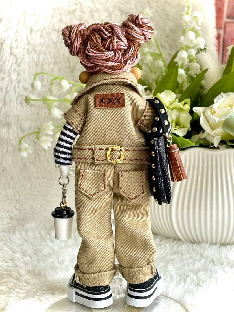 再販つなぎドール❤️ハンドメイド♡ドールチャーム