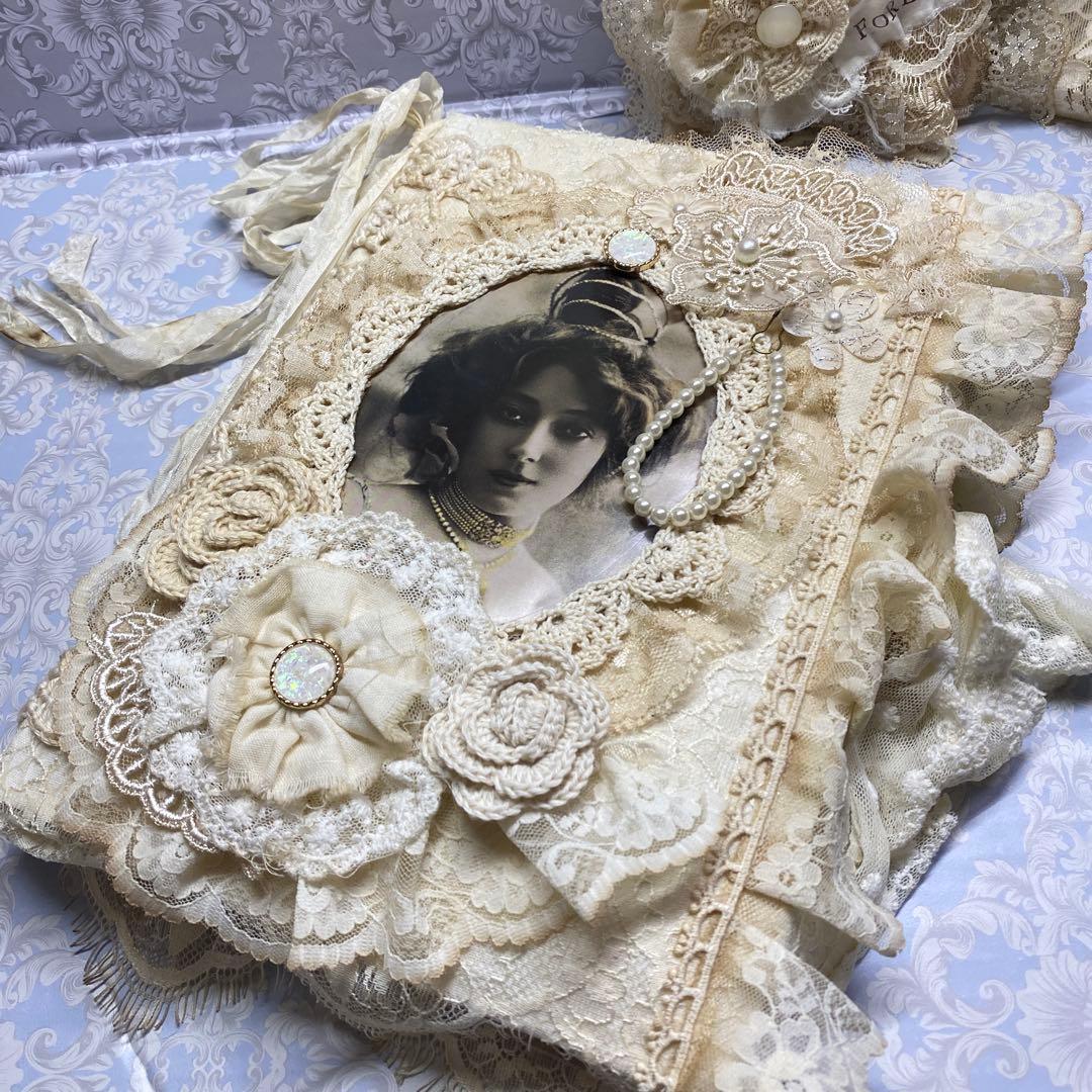 フワパリ収納ケース　レース増し