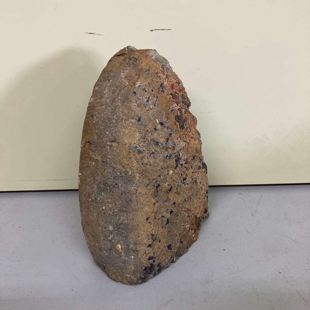 E-壁 天然石 瑪瑙 アゲート スライス 原石 ジオード 置物 パワーストーン