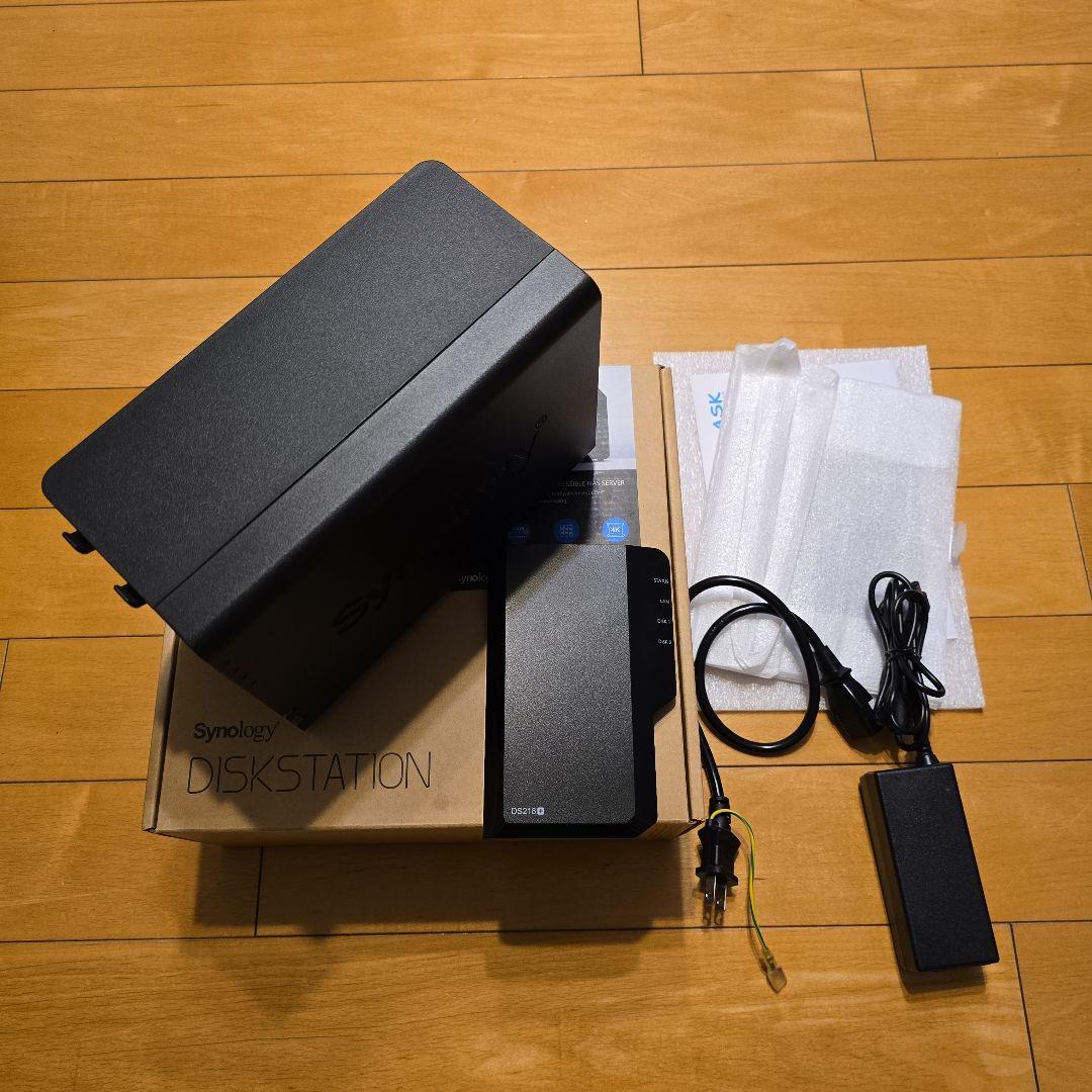 Synology DS218+　2ベイ高性能NAS
