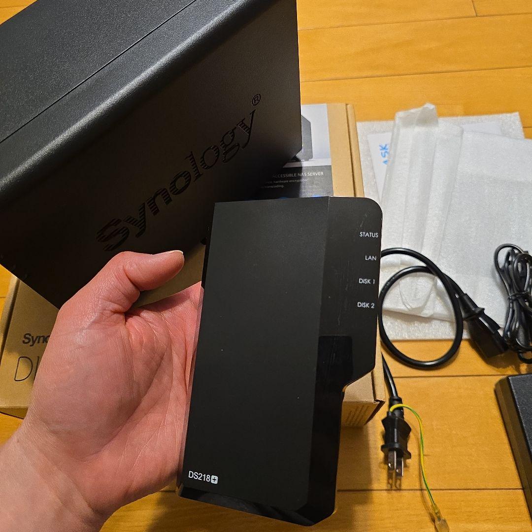 Synology DS218+　2ベイ高性能NAS