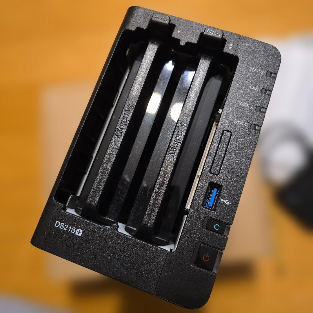 Synology DS218+　2ベイ高性能NAS