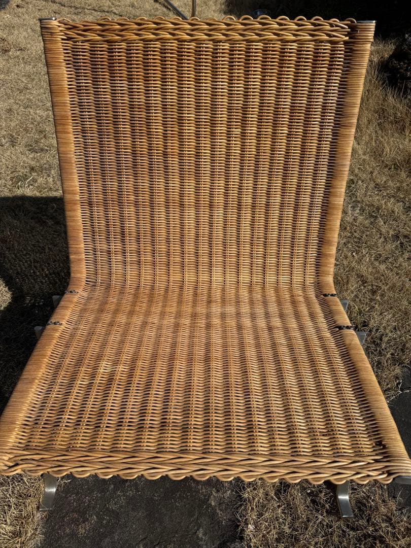 フリッツハンセン　pk22 リプロダクト　藤　ラタン　ヴィンテージ